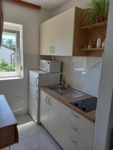Kuchyň nebo kuchyňský kout v ubytování Studio Apartmani “Jarnečić”