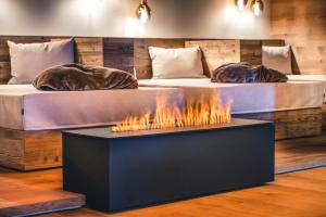 Posteľ alebo postele v izbe v ubytovaní LUX ALP CHALET am Arlberg