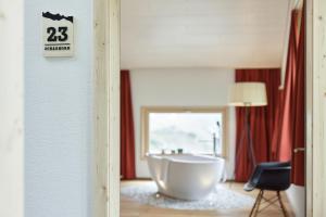 Kupatilo u objektu Hotel Klausenpass