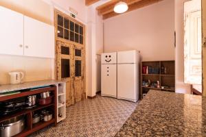 Kuchyň nebo kuchyňský kout v ubytování Tilia Hostel