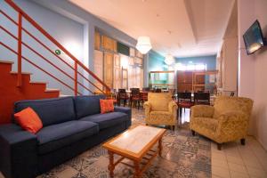 Posezení v ubytování Tilia Hostel