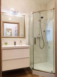 Koupelna v ubytování Marcelin Apartments Poznań