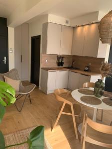 Kuchnia lub aneks kuchenny w obiekcie Na Wczasowej - Apartamenty