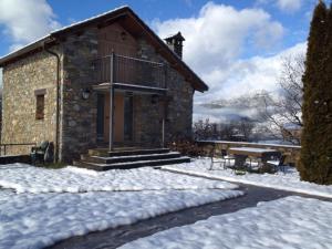 Casas Cleto - Laspuña during the winter