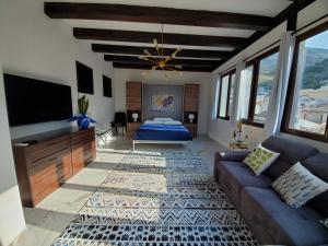 Posteľ alebo postele v izbe v ubytovaní Palazzo del Golfo Penthouse
