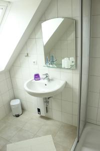 Koupelna v ubytování Ferienhaus Segebrecht