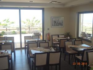Majoituspaikan Aegea Hotel ravintola tai vastaava paikka