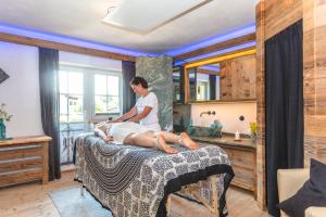 Lázně a/nebo wellness v ubytování Ferienwohnung Maisonette Höttl
