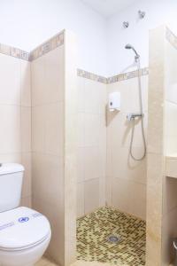 Koupelna v ubytování Hotel Marhava