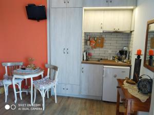 Kuchyň nebo kuchyňský kout v ubytování Violetta Rooms