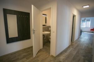 Koupelna v ubytování Apartments A7