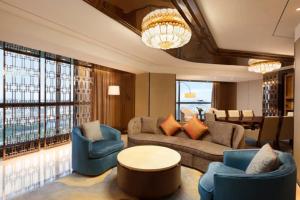 Istumisnurk majutusasutuses Ramada Foshan Nanhai