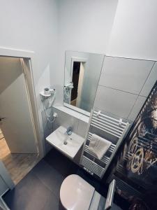 Koupelna v ubytování IQ Hotel Hannover