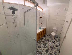 Koupelna v ubytování merih butik hotel