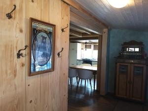 Kuchyň nebo kuchyňský kout v ubytování Old West Ranch "Urlaub auch mit Pferd möglich"