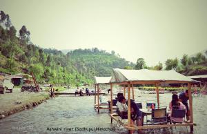 Landskap semula jadi dekat dengan hotel