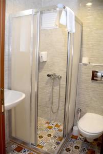 Koupelna v ubytování Gumbet Hotel