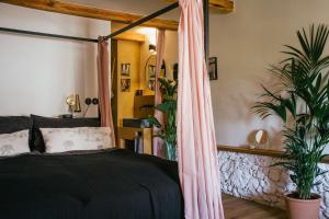 Postel nebo postele na pokoji v ubytování Marináda Viniční dům