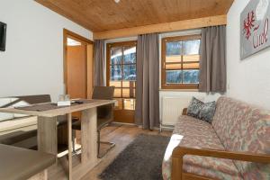 TV a/nebo společenská místnost v ubytování Pension Berggeist