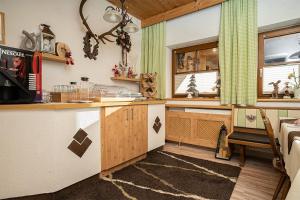 Nhà bếp/bếp nhỏ tại Pension Berggeist