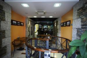 Uma rea de estar em Hospedaria Robalo