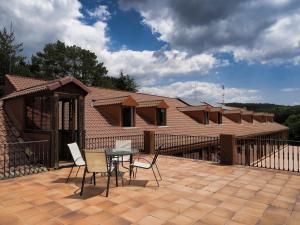 Balkón nebo terasa v ubytování Hospedium Hostal Almanzor