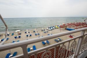 a view of the beach from a cruise ship at Aris in Paralia Katerinis