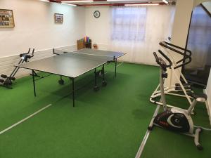 Stolní tenis v ubytování Gála Panzió nebo okolí