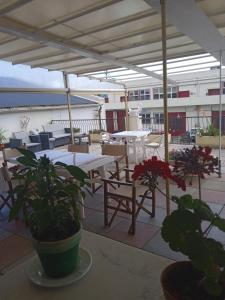 Restoran või mõni muu söögikoht majutusasutuses Albergo Stella Di Mare