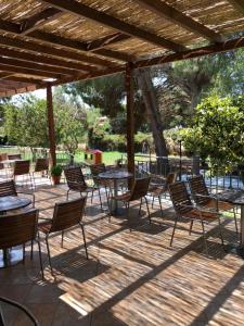 A garden outside Amalia Hotel