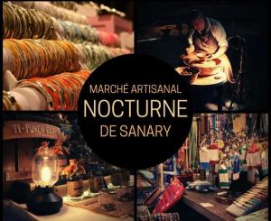 een collage van foto's van een winkel met een man die werkt bij Les Baux 1 in Sanary-sur-Mer