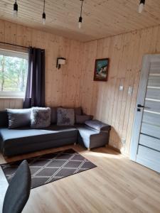 Posezení v ubytování Domek nad stawem