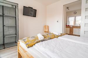 Posteľ alebo postele v izbe v ubytovaní Apartament Dwie Doliny