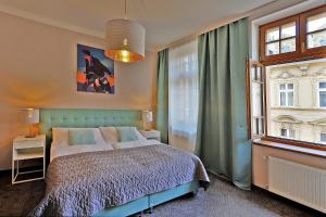 Postel nebo postele na pokoji v ubytování Hotel Pilgrim
