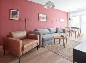 Posezení v ubytování Apartmány Velká Morava