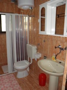 Koupelna v ubytování Apartments Babić