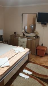 TV a/nebo společenská místnost v ubytování Milović apartmani