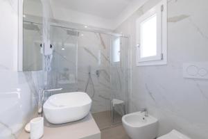 Koupelna v ubytování Horizon rooms