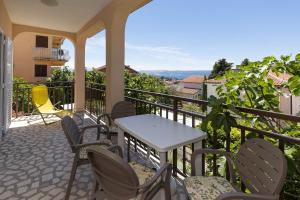 Balkón nebo terasa v ubytování Apartments Nada