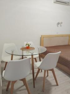 A seating area at Ildikó Apartman