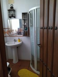 Kylpyhuone majoituspaikassa Los Lagos