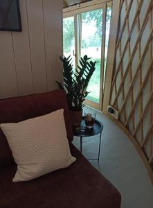 Posedenie v ubytovaní Jurty Glamping