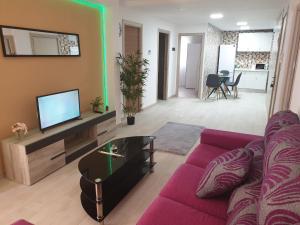 TV a/nebo společenská místnost v ubytování Tenerias