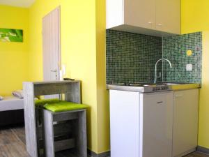 A cozinha ou cozinha compacta de Pension Froschprinz