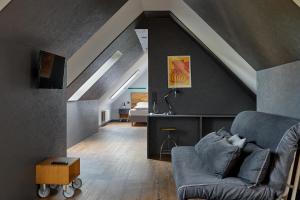 Posezení v ubytování Kröger by Underdog Hotels