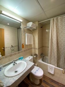 Somriu Hotel Vall Ski tesisinde bir banyo