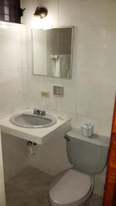 Kylpyhuone majoituspaikassa Hotel Lisboa