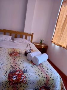 Cama o camas de una habitación en Suzet House