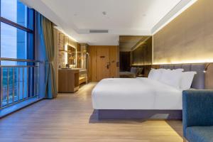 TRUE Go hotel客房内的一张或多张床位