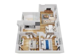 План Smart Resorts Haus Saphir Ferienwohnung 512